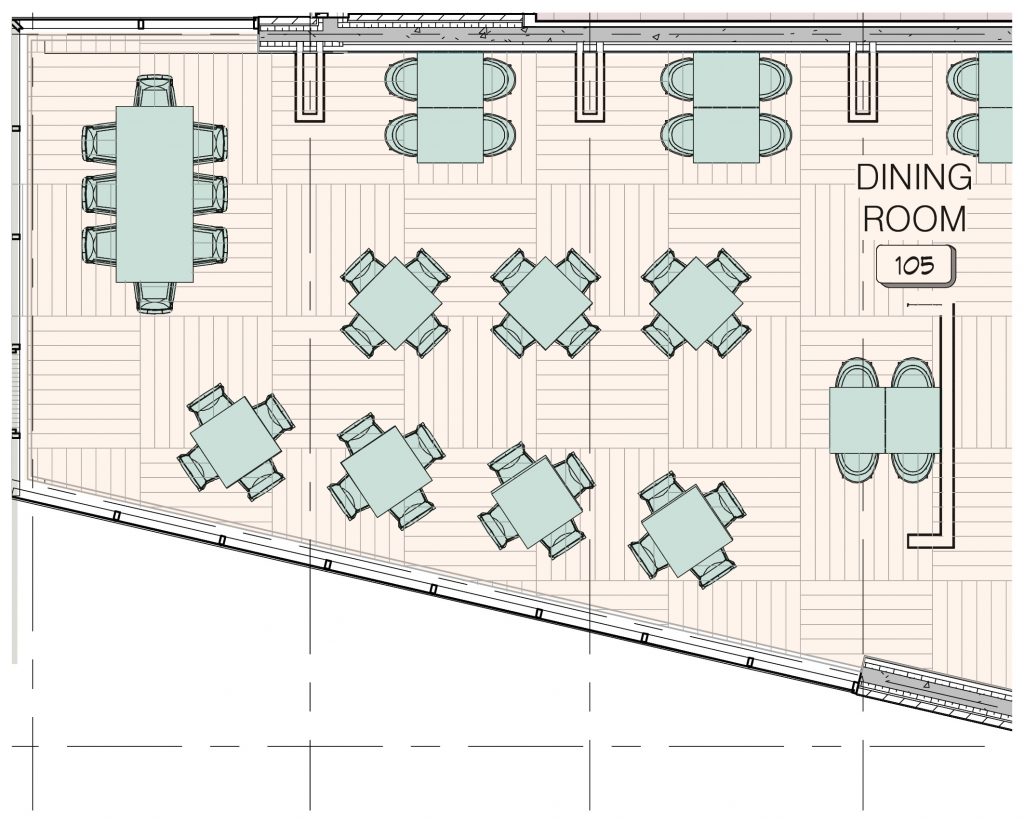 Dining Room Floor Plan 1024x823